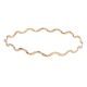 9ct Yellow Gold Plain Wave Bangle