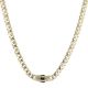 14ct Yellow Gold Monaco Classic Alternate Flex Lock Chain 22"