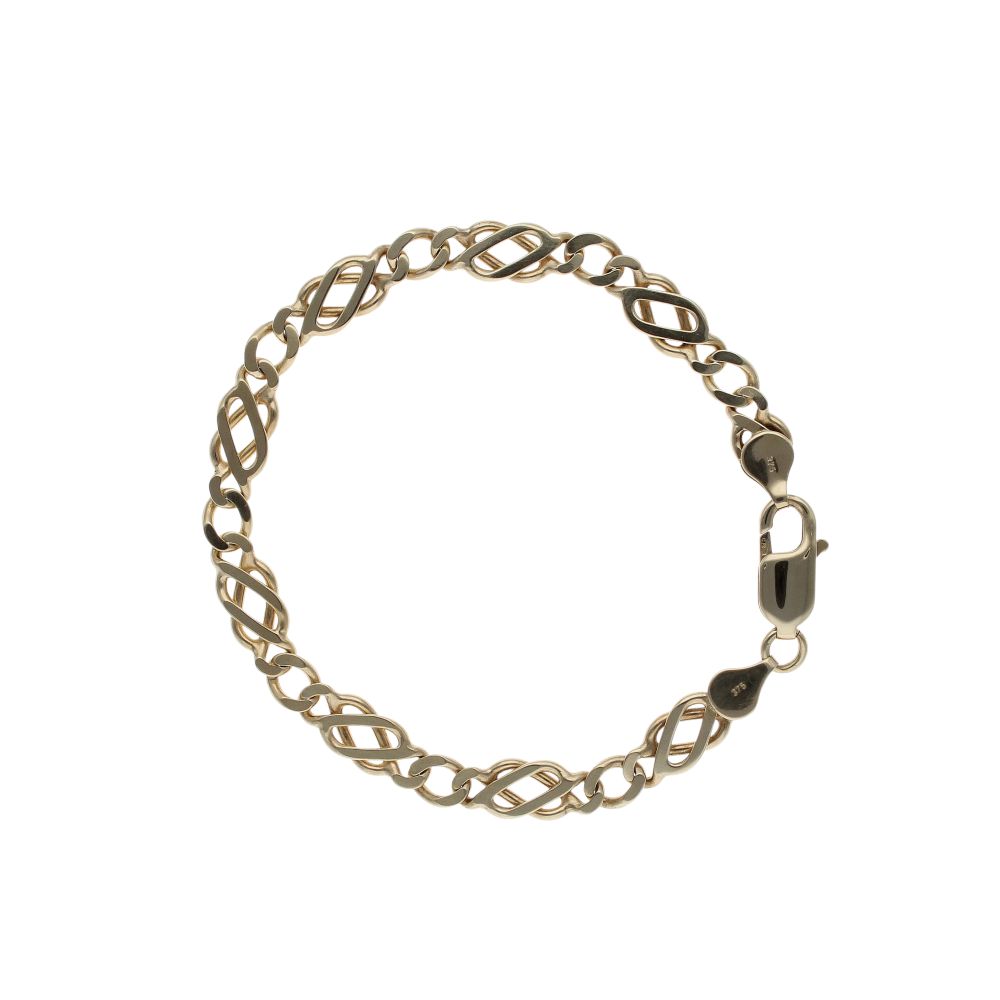 9ct Yellow Gold Celtic Bracelet 7" Ramsdens Jewellery