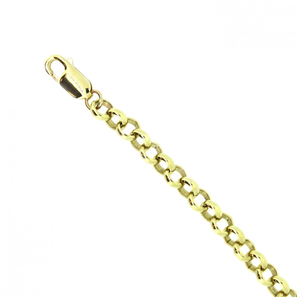 9ct Yellow Gold Belcher 7.5" Bracelet Ramsdens Jewellery