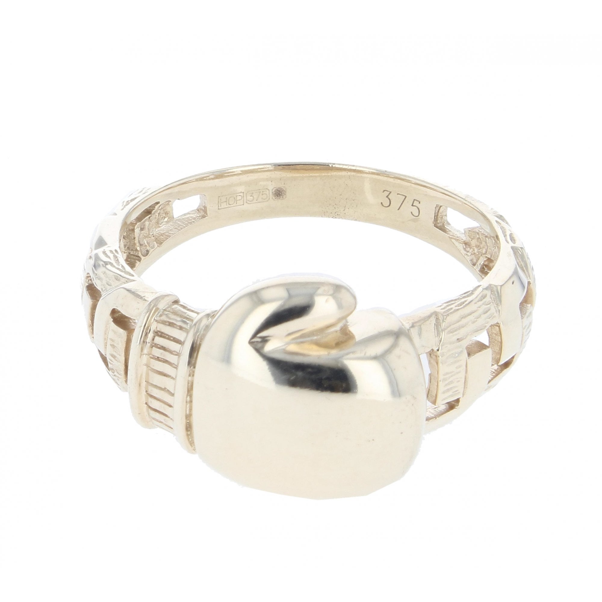 9ct Yellow Gold Boxing Glove Ring Ramsdens Jewellery