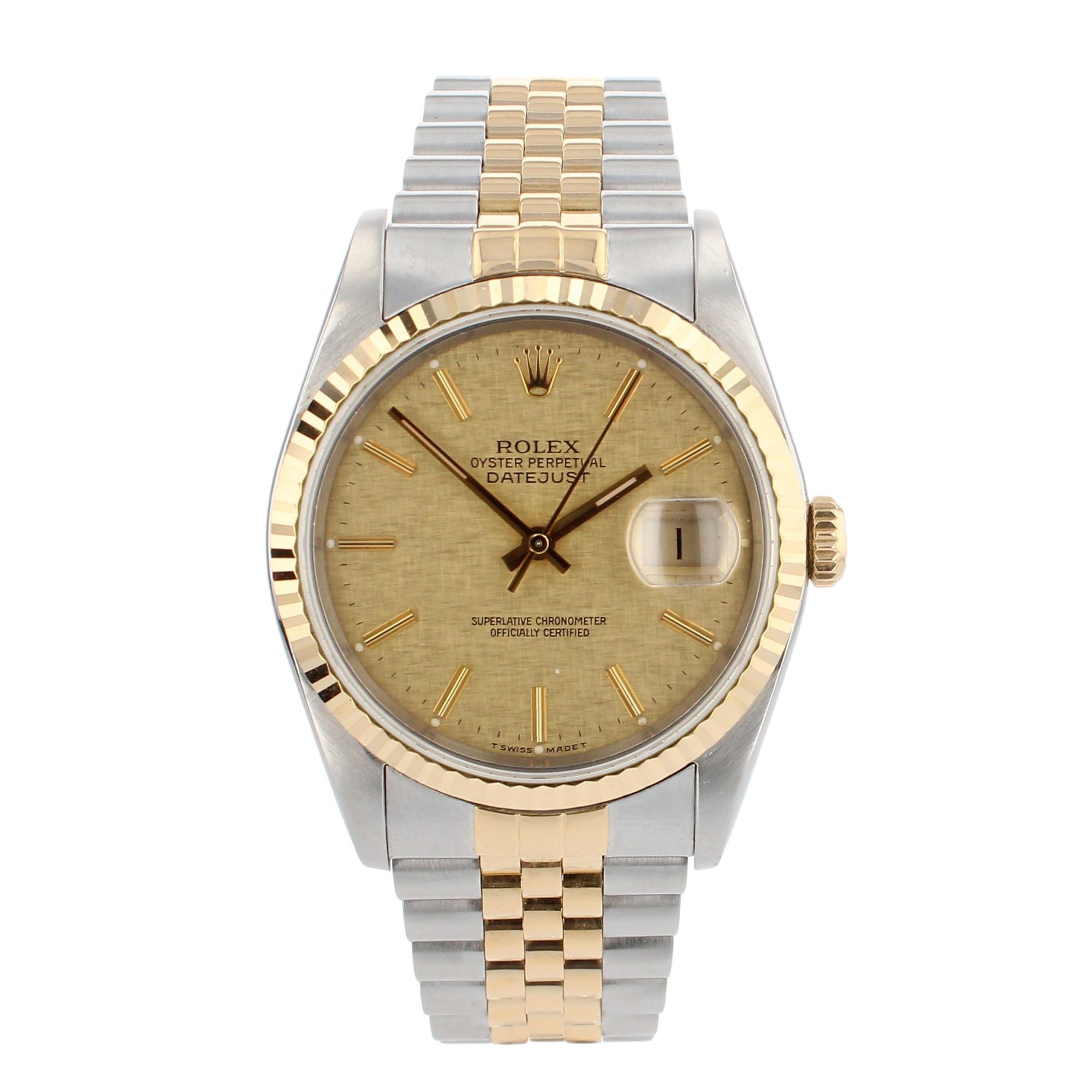 Rolex Datejust Pre Owned Watch Ref 