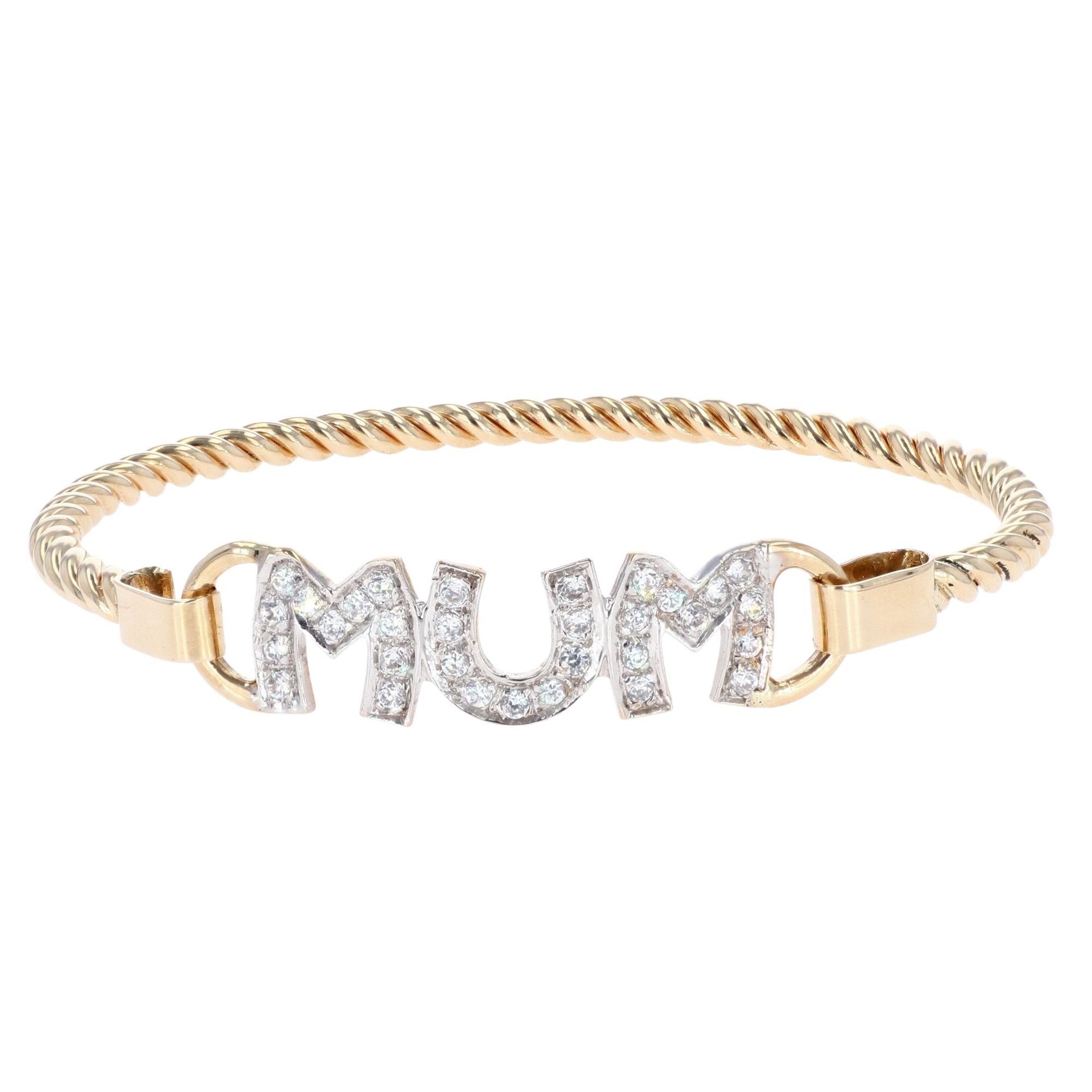 9ct Yellow Gold Cubic Zirconia MUM 