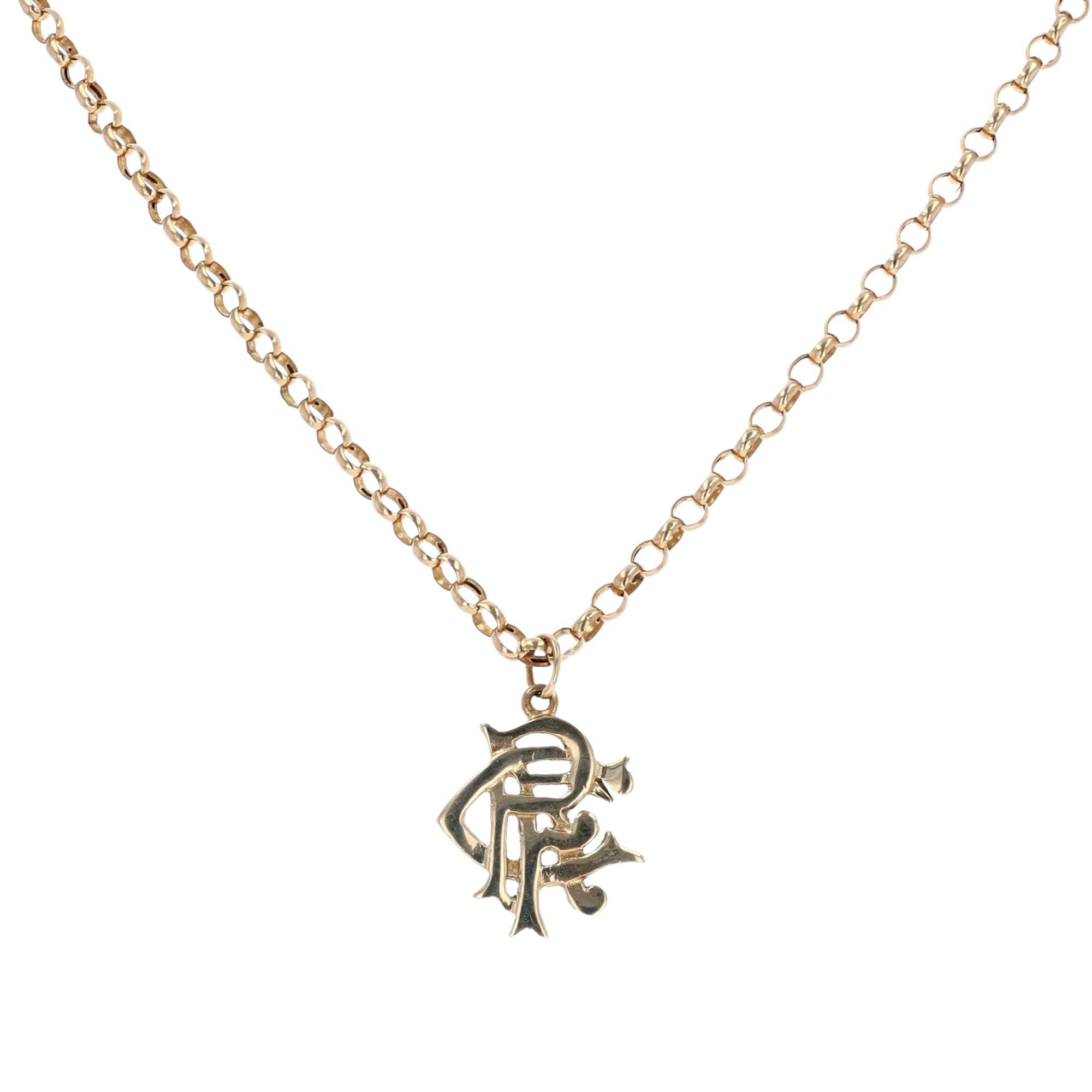 9ct Yellow Gold Rangers Football Club 