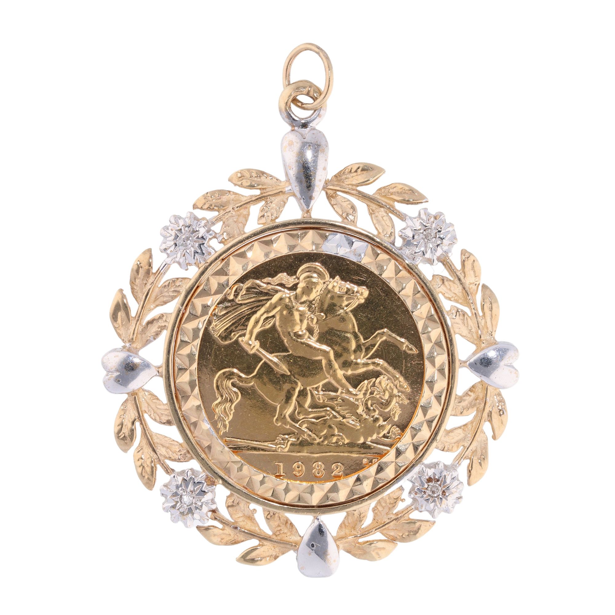 9ct Yellow Gold 1982 Elizabeth Half 