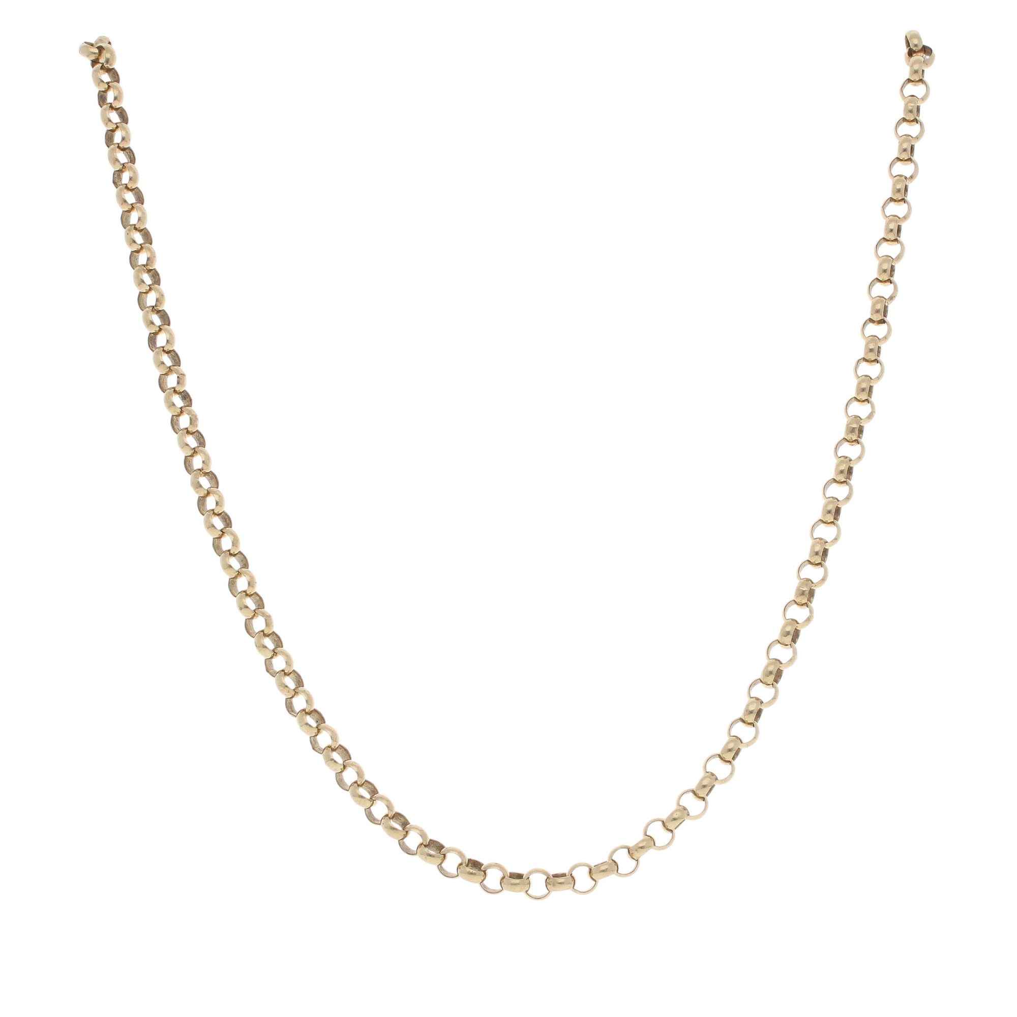 9ct Yellow Gold Belcher Chain 26 
