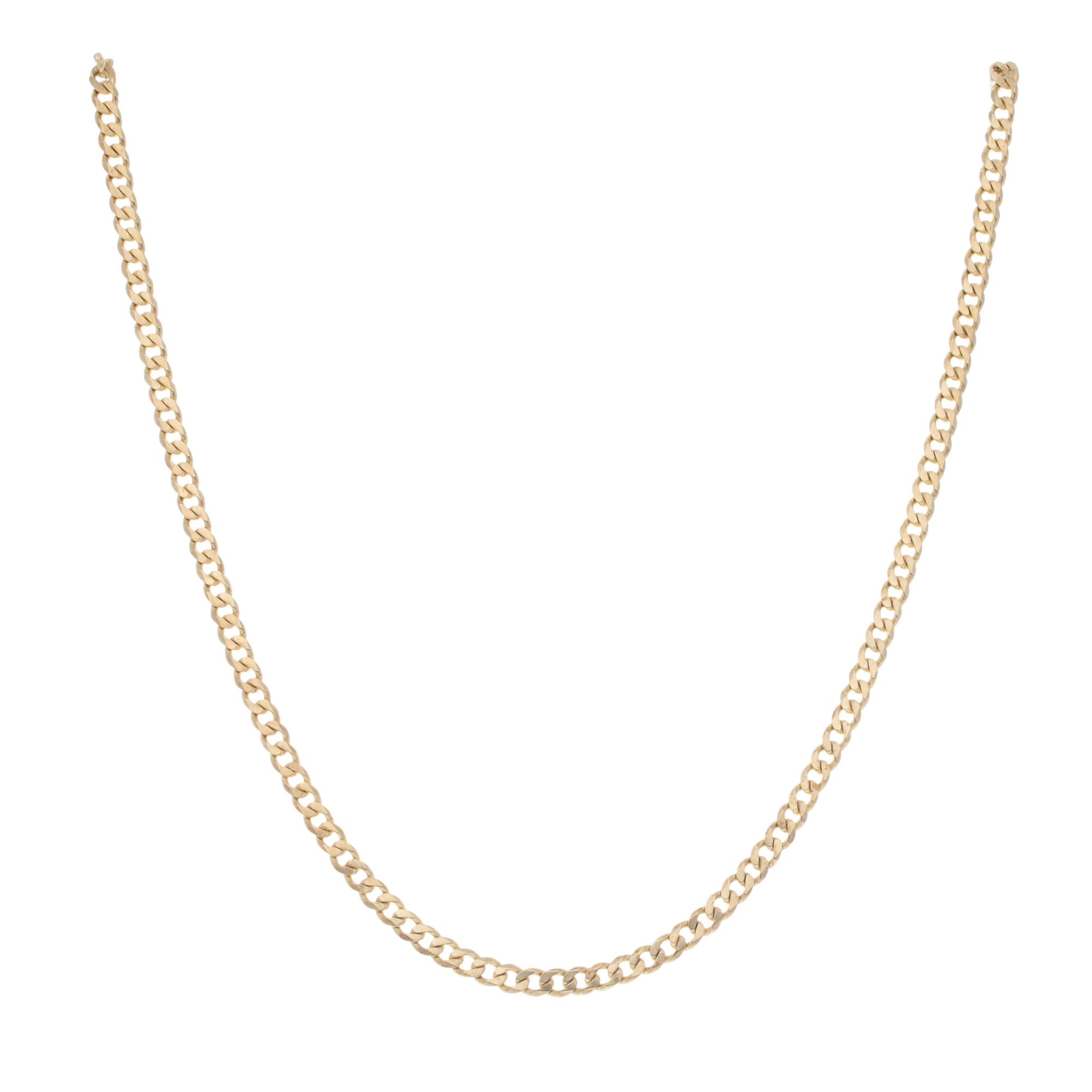 9ct Yellow Gold Curb Chain 18" Ramsdens Jewellery