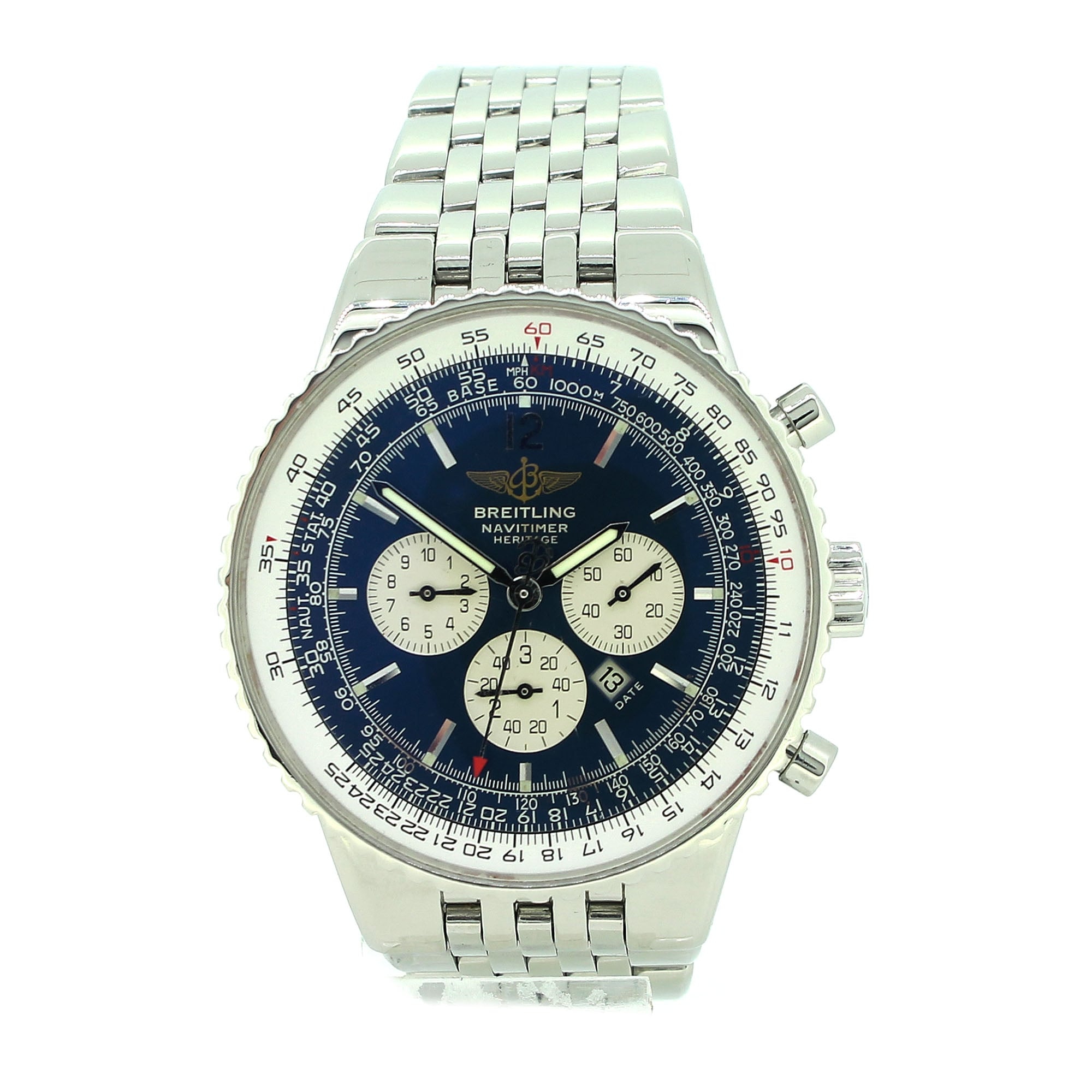 breitling navitimer heritage blue