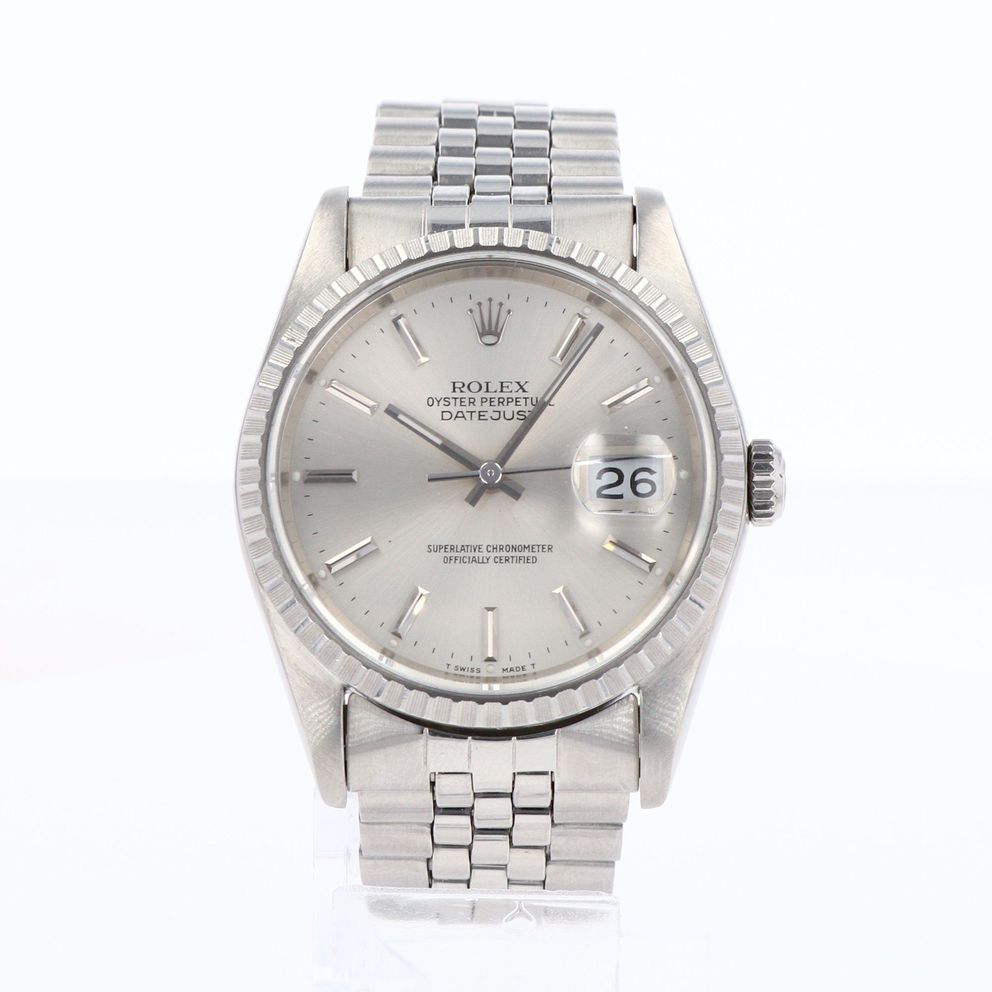 Rolex Datejust Pre Owned Watch Ref 