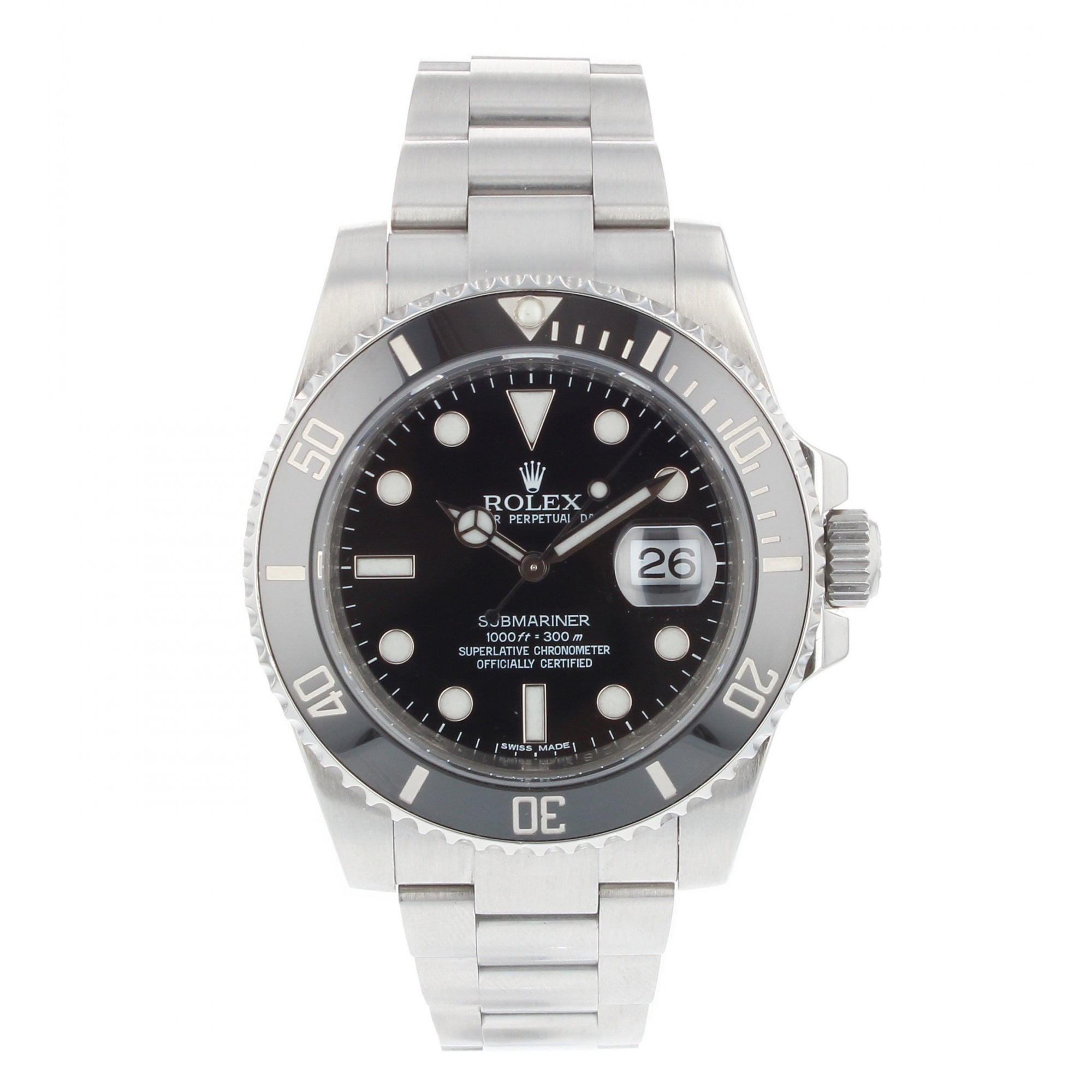 Pre Owned Watch Rolex Submariner Ref 116610LN | Ramsdens Jewellery