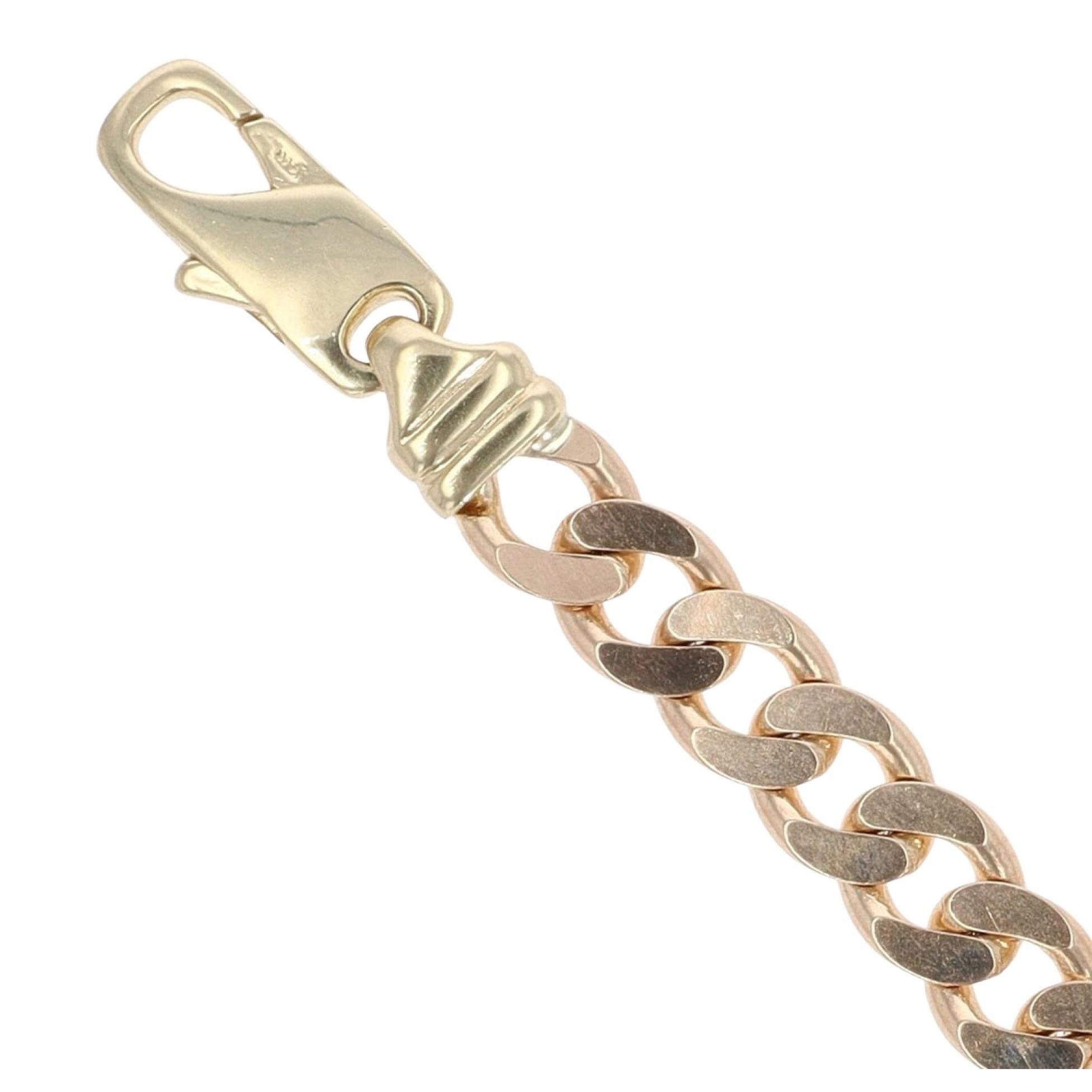 9ct Yellow Gold Curb Bracelet 9
