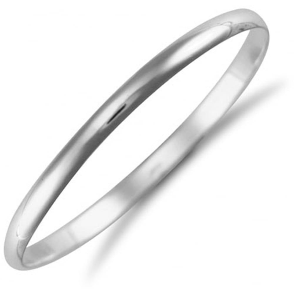 Mint Of London 925 Silver D Shape Slave Bangle RAMSABG023