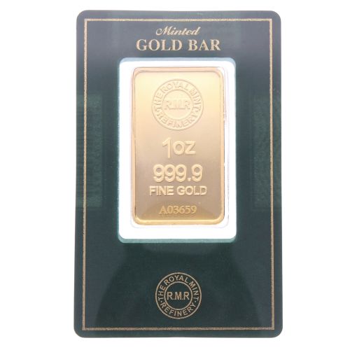 1oz Gold Ingot Ramsdens Jewellery