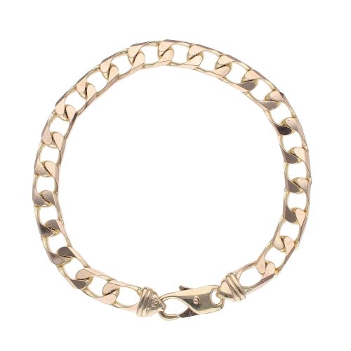 9ct Yellow Gold Square Bar Bracelet main image 1
