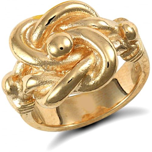 9ct Yellow Gold Knot Ring RAMSJRN060 Ramsdens Jewellery