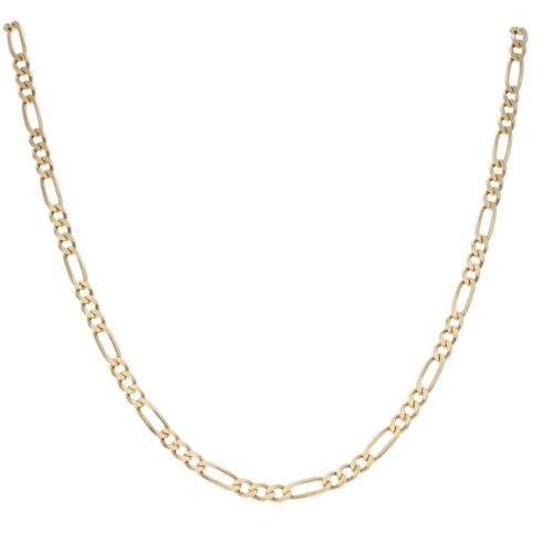 9ct Yellow Gold Figaro Chain 20" Ramsdens Jewellery