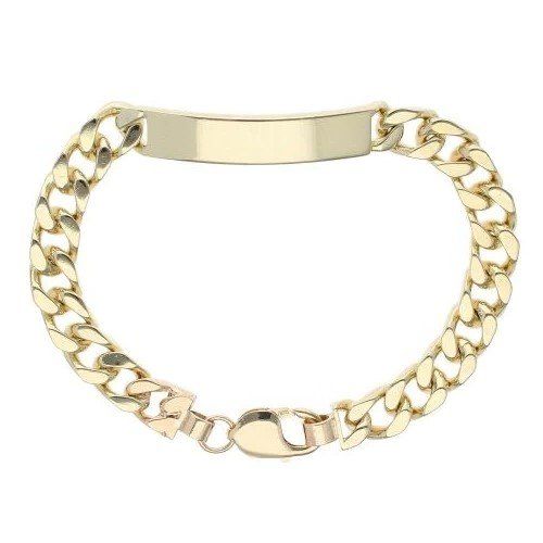 Figaro Chain Bracelet H Samuel Mens Bracelets Gold Samuel 9ct