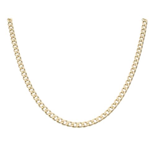 14ct Yellow Gold Curb Chain 24" RAMS142339256002 Ramsdens Jewellery