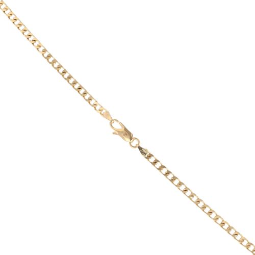 18ct Yellow Gold Curb Chain 24" Ramsdens Jewellery