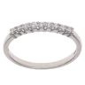 Platinum 0.25ct Brilliant Cut Diamond Half Eternity Ring