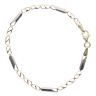 14ct Yellow & White Gold Child's 6" Bracelet
