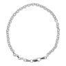 Silver Cable Fancy Bracelet 8.5"