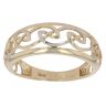9ct Yellow and White Gold Celtic Knot Openwork Fancy Ring