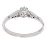 Platinum 0.30ct Brilliant Cut Diamond Solitaire Ring