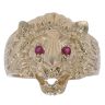 9ct Yellow Gold Lion Fancy Ring
