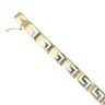 14ct Yellow Gold Greek Key Bracelet 7.5"