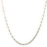 14ct Yellow Gold Flat Marine Figaro Chain 20"