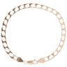 9ct Yellow Gold Square Curb Bracelet 7.5"
