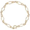 9ct Yellow Gold Fancy Bracelet 7.5"