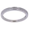 Vera Wang 18ct White Gold 0.15ct Brilliant Cut Diamond Half Eternity Ring