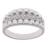 Silver Cubic Zirconia Signet Ring by Icesia