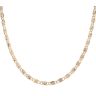 9ct Yellow Gold Swirl Link Chain 16"
