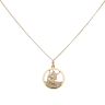 9ct Yellow Gold St George Pendant and Curb Chain 20"