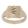 9ct Yellow Gold Patterned Signet Ring