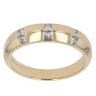 18ct Yellow Gold 0.40ct Princess Cut Diamond Fancy Ring