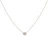9ct Yellow Gold 0.15ct Brilliant Cut Lab Grown Diamond Cluster Pendant and Chain 16"