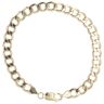 9ct Yellow Gold Curb Bracelet 9"