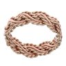 9ct Yellow and Rose Gold Rope Plait Twist Clogau Ring