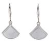 925 Sterling Silver Mother Of Pearl Shell Drop Earrings
