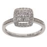 9ct White Gold 0.40ct Brilliant Cut Diamond Cluster Ring