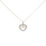 9ct Yellow Gold Cubic Zirconia MUM Pendant and Chain 18"