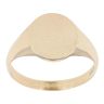 9ct Yellow Gold Plain Signet Ring