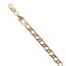 9ct Yellow Gold Double Curb Bracelet 8"