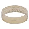 9ct Yellow Gold Patterned Wedding Band 6.49mm