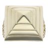 9ct Yellow Gold Patterned Pyramid Ring