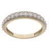9ct Yellow Gold 0.50ct Brilliant Cut Half Eternity Ring